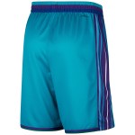 Charlotte Hornets NBA Shorts Jordan 2023-24 Classic Edition Teal Swingman - Herren